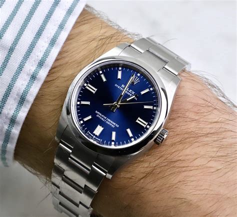 rolex oyster perpetual 6694 blue|Rolex op 36 retail price.